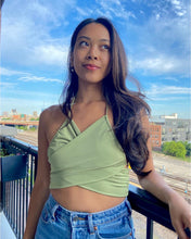 Load image into Gallery viewer, Matcha Crossover Top