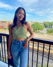 Load image into Gallery viewer, Matcha Crossover Top