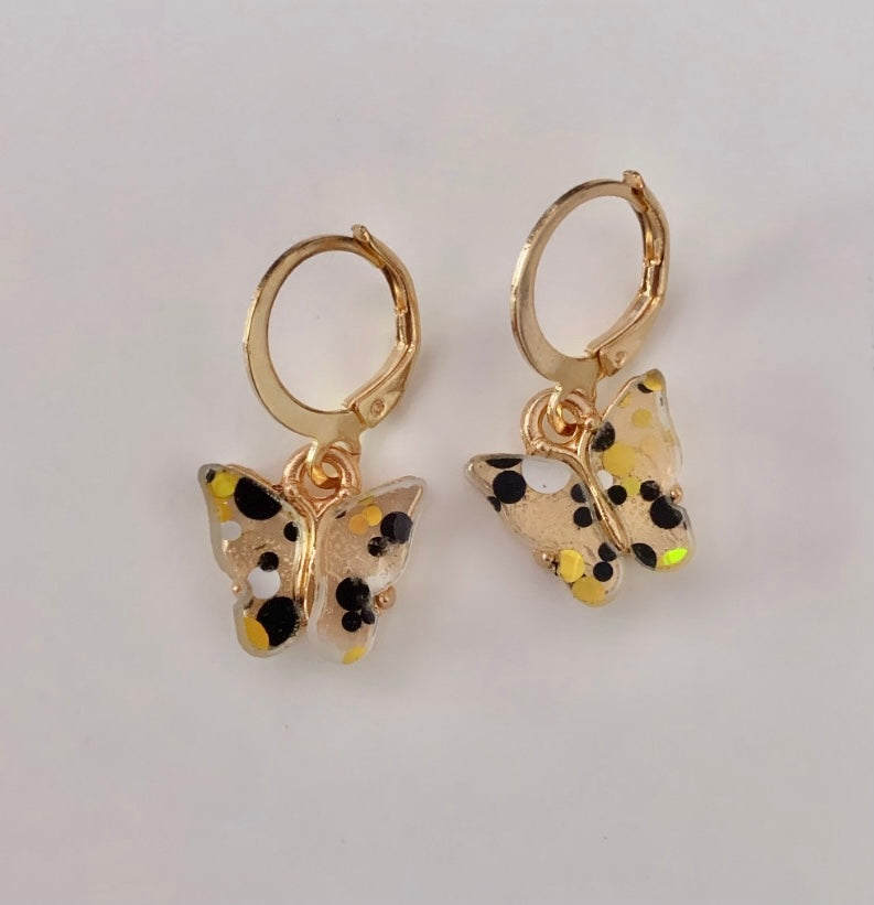Mini Butterfly Hoops